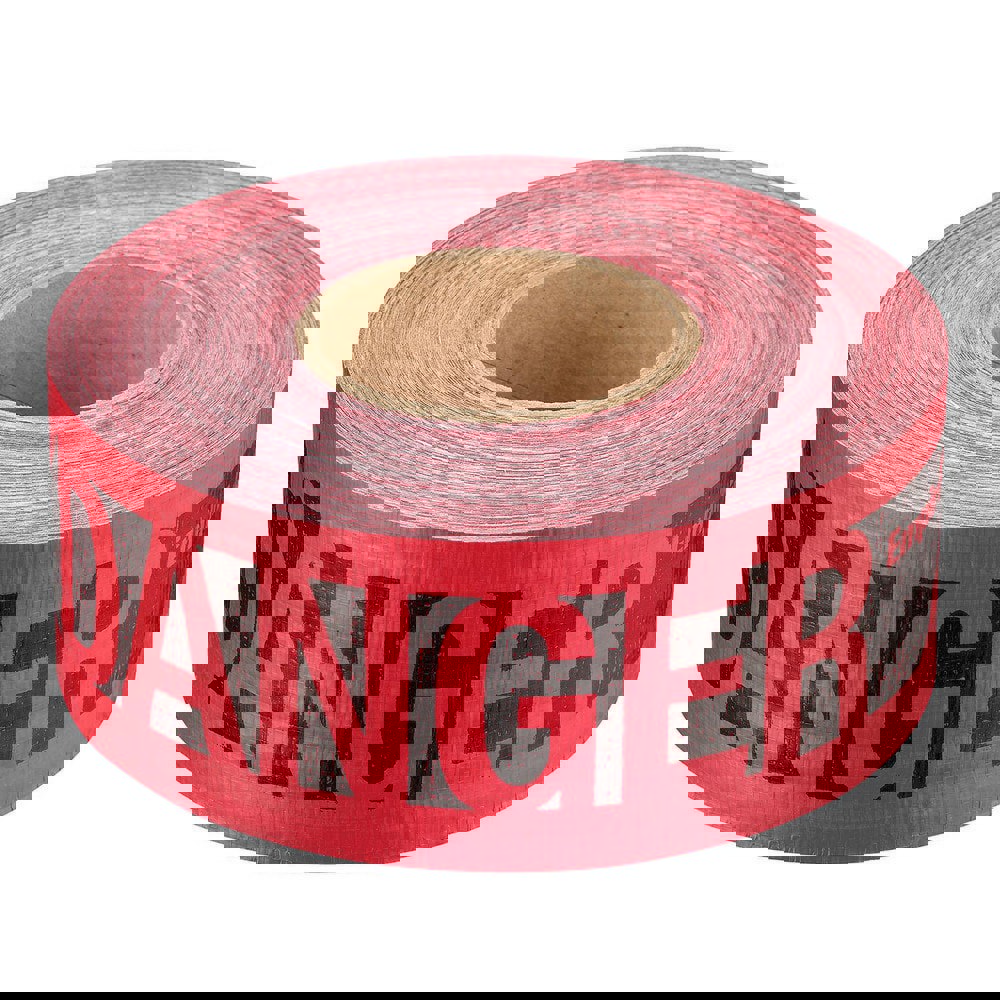 Barricade & Flagging Tape; Tape Type: Tape; Marked; ANSI Warning ; Legend: Danger Peligro ; Material: Plastic ; Overall Length: 500.00 ; Overall Width: 3 ; Color: Red